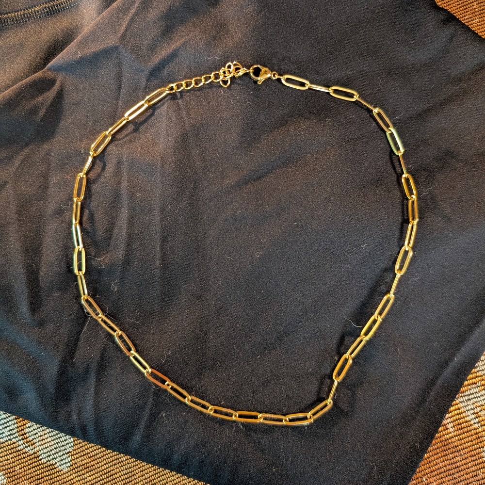 14k Plated Gold Chain Necklace